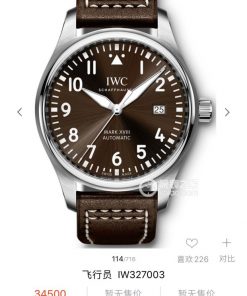 beste replica luxe IWC horloges Heren hoogwaardige imitatie Pilot's Watches 563956857