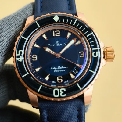 beste replica luxe Blancpain horloges Heren hoogwaardige imitatie Fifty Fathoms 1080039405