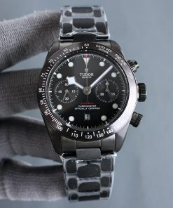 beste replica luxe Tudor horloges Unisex hoogwaardige imitatie Black Bay Chrono 1018371978